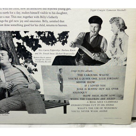 Carousel Movie Soundtrack Vinyl LP Rodgers & Hammersteins Capitol SW694 - Picture 6 of 6